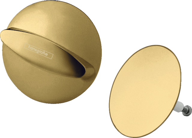 Hansgrohe Flexaplus Finish Set Waste And Overflow Set - Polished Gold-optic - 58185990