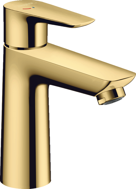 Hansgrohe Talis E Single Lever Basin Mixer 110 Coolstart with Pop-up Waste - Polished Gold Optic - 71713990