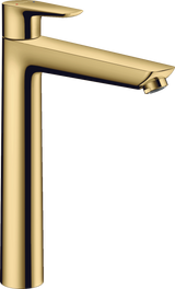 Hansgrohe Talis E Single Lever Basin Mixer 240 with Pop-up Waste - Polished Gold Optic - 71716990