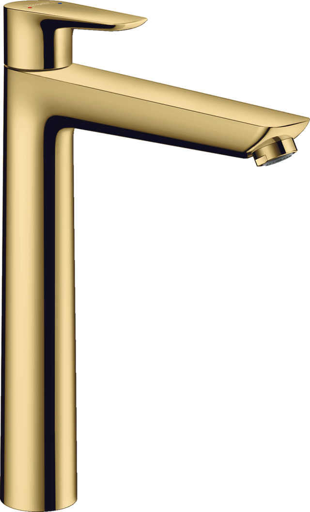 Hansgrohe Talis E Single Lever Basin Mixer 240 with Pop-up Waste - Polished Gold Optic - 71716990