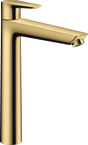 Hansgrohe Talis E Single Lever Basin Mixer 240 with Pop-up Waste - Polished Gold Optic - 71716990
