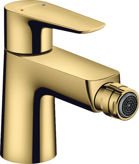 Hansgrohe Talis E Single Lever Bidet Mixer With Pop-Up Waste - Polished Gold Optic - 71720990
