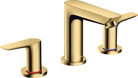 Hansgrohe Talis E 3-hole Basin Mixer With Pop-up Waste - Polished Gold-optic - 71733990