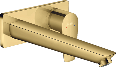 Hansgrohe Talis E Single Lever Basin Mixer For Concealed Installation With Spout 225 mm - Polished Gold-optic - 71734990