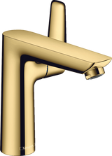Hansgrohe Talis E Single Lever Basin Mixer 150 with Pop-up Waste - Polished Gold Optic - 71754990