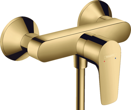 Hansgrohe Talis E Single Lever Manual Shower Mixer For Exposed Installation - Polished Gold Optic - 71760990