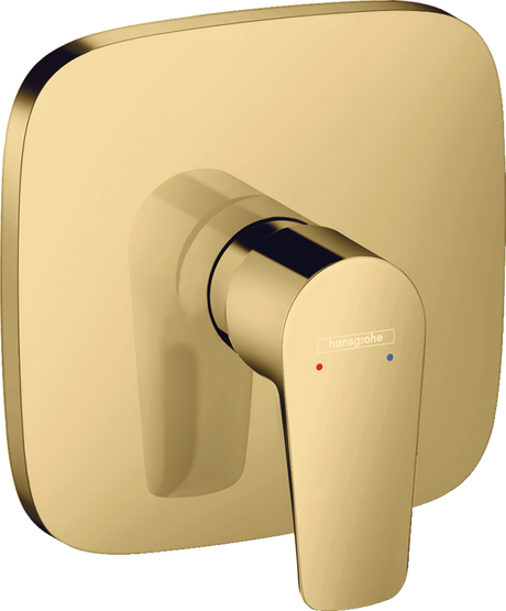 Hansgrohe Talis E Single Lever Manual Shower Mixer Soft Cube For Concealed Installation - Polished Gold-optic - 71765990