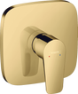 Hansgrohe Talis E Single Lever Manual Shower Mixer Soft Cube For Concealed Installation - Polished Gold-optic - 71765990