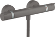 Hansgrohe Ecostat Thermostatic Shower Mixer Comfort For Exposed Installation - Brushed Black Chrome - 13116340