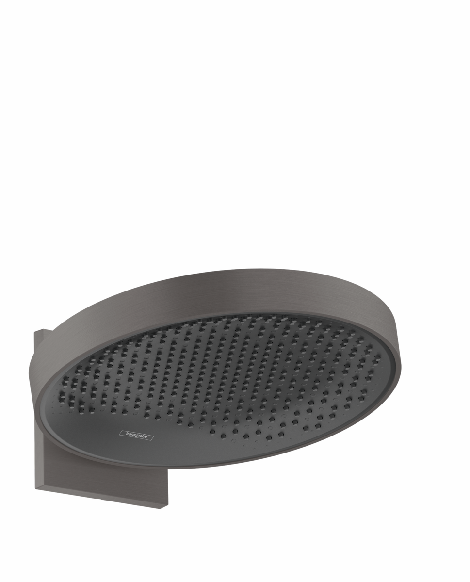 Hansgrohe Rainfinity Overhead Shower 360 1jet With Wall Connector - Brushed Black Chrome - 26230340