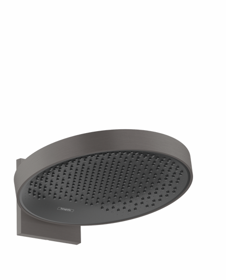 Hansgrohe Rainfinity Overhead Shower 360 1jet With Wall Connector - Brushed Black Chrome - 26230340