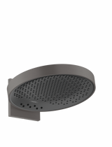 Hansgrohe Rainfinity Overhead Shower 360 3jet With Wall Connector - Brushed Black Chrome - 26234340