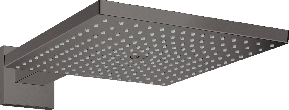 Hansgrohe Raindance E Overhead Shower 300 1jet with Shower Arm - Brushed Black Chrome - 26238340