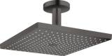 Hansgrohe Raindance E Overhead Shower 300 1jet With Ceiling Connector - Brushed Black Chrome - 26250340
