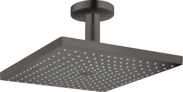 Hansgrohe Raindance E Overhead Shower 300 1jet With Ceiling Connector - Brushed Black Chrome - 26250340