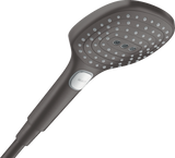 Hansgrohe Raindance Select E Hand Shower 120 3jet - Brushed Black Chrome - 26520340