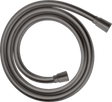 Hansgrohe Isiflex Shower Hose 1600mm in brushed black chrome with kink protection and flexible metal design