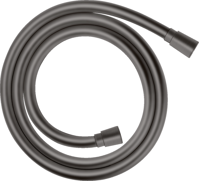 Hansgrohe Isiflex Shower Hose 1600mm in brushed black chrome with kink protection and flexible metal design