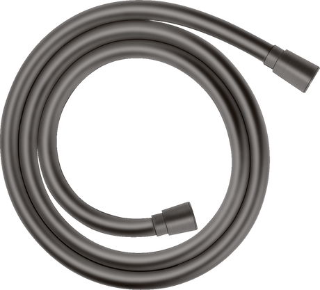 Hansgrohe Isiflex Shower Hose 1250mm flexible shower hose in brushed black chrome with twist-preventing rotating connection and conical knurled nuts