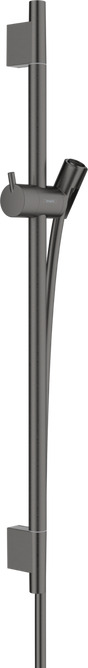 Hansgrohe Unica Shower Rail S Puro 650mm With Isiflex Shower Hose 1600mm - Brushed Black Chrome - 28632340