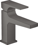 Hansgrohe Metropol Single Lever Basin Mixer 100 with Lever Handle For Cloakroom Basins with Push-open Waste - Brushed Black Chrome - 32500340