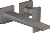 Hansgrohe Metropol Single Lever Basin Mixer with Lever Handle For Concealed Installation with Spout 225mm - Brushed Black Chrome - 32526340