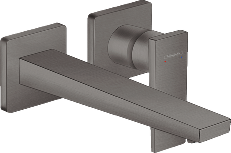 Hansgrohe Metropol Single Lever Basin Mixer with Lever Handle For Concealed Installation with Spout 225mm - Brushed Black Chrome - 32526340