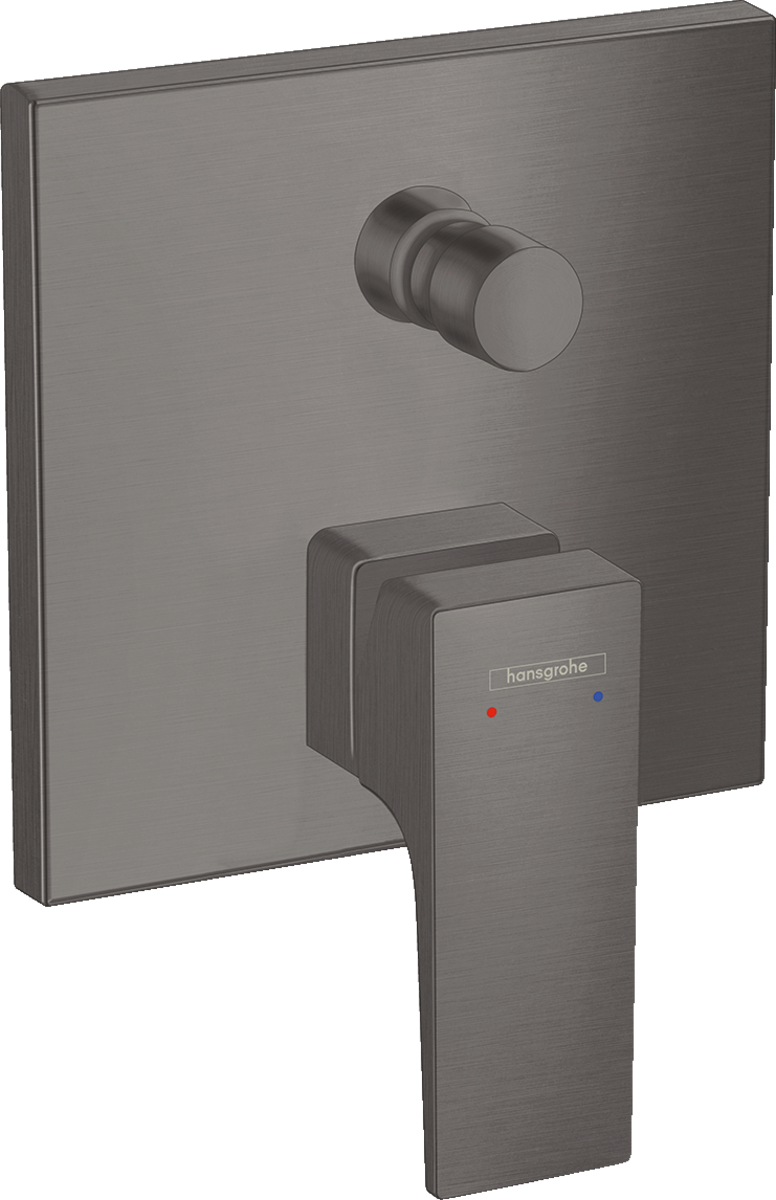 Hansgrohe Metropol Single Lever Manual Bath Mixer For Concealed Installation With Lever Handle - Brushed Black Chrome - 32545340