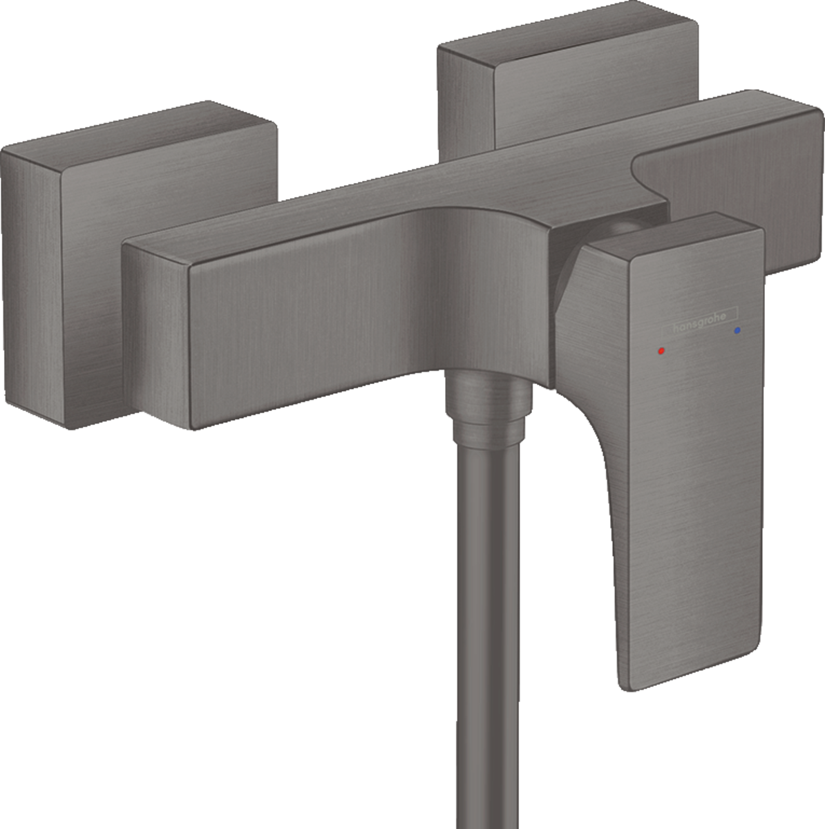 Hansgrohe Metropol Single Lever Manual Shower Mixer For Exposed Installation With Lever Handle - Brushed Black Chrome - 32560340