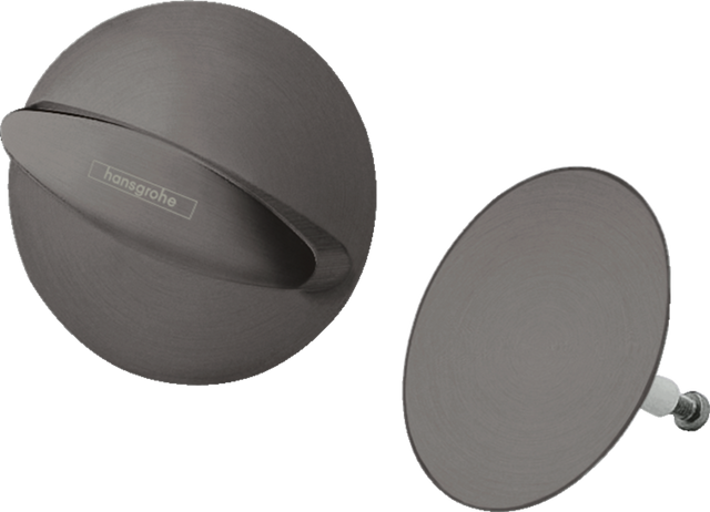 Hansgrohe Flexaplus Finish Set Waste And Overflow Set - Brushed Black Chrome - 58185340