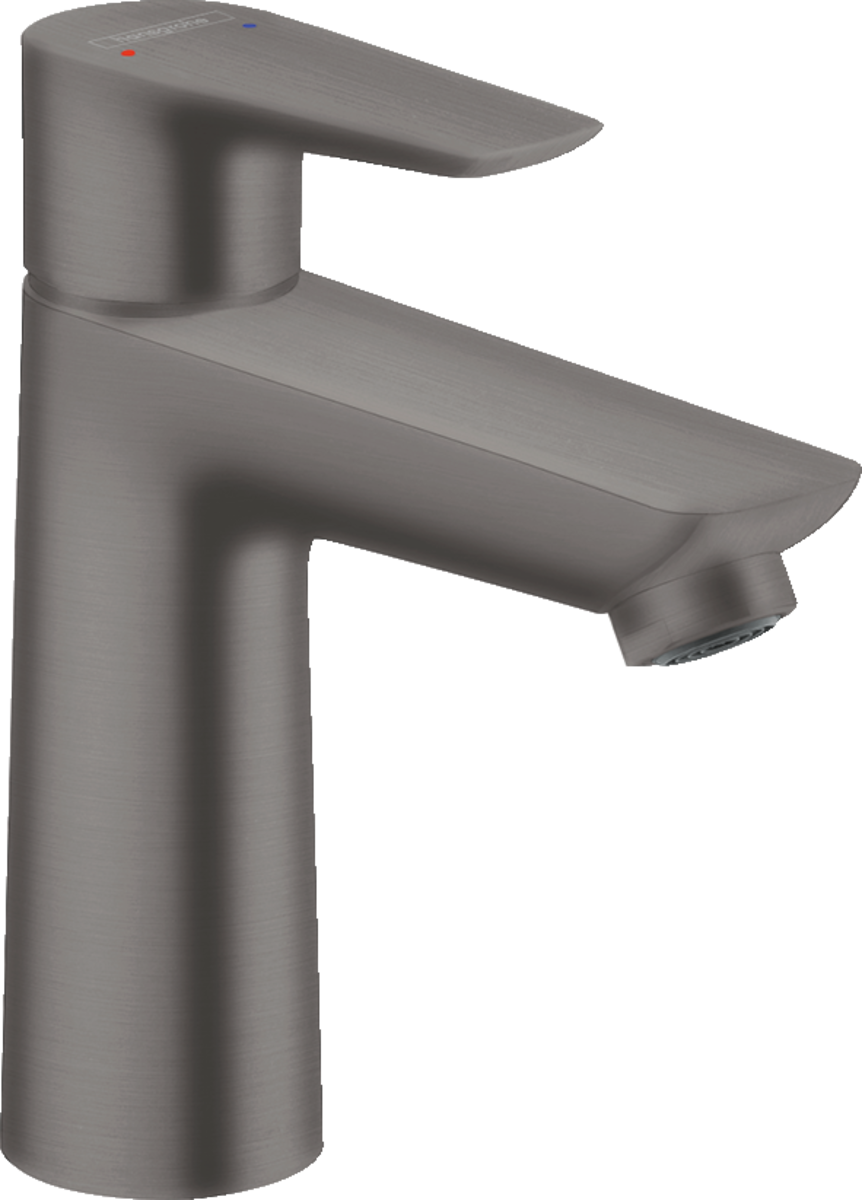 Hansgrohe Talis E Single Lever Basin Mixer 110 Without Waste - Brushed Black Chrome - 71712340
