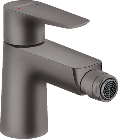 Hansgrohe Talis E Single Lever Bidet Mixer With Pop-Up Waste - Brushed Black Chrome - 71720340