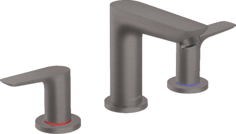 Hansgrohe Talis E 3-hole Basin Mixer With Pop-up Waste - Brushed Black Chrome - 71733340