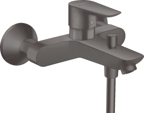 Hansgrohe Talis E Single Lever Manual Bath Mixer For Exposed Installation - Brushed Black Chrome - 71740340