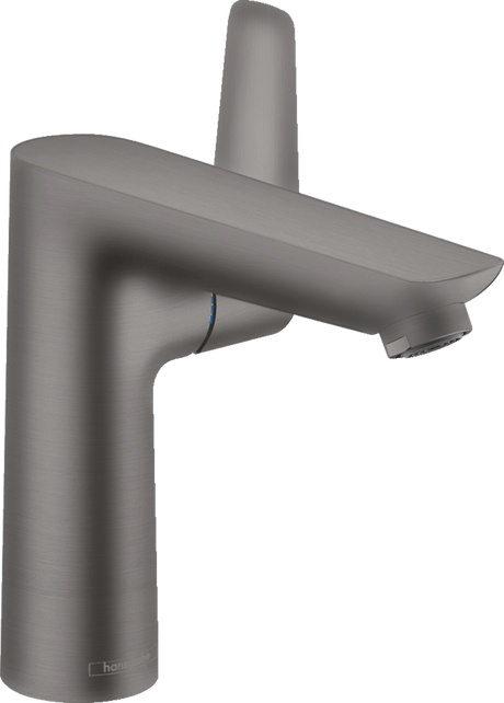Hansgrohe Talis E Single Lever Basin Mixer 150 with Pop - up Waste - Brushed Black Chrome - 71754340 - TAP 'N' SHOWER