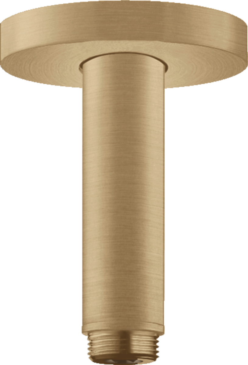 Hansgrohe Ceiling Connector S 100 mm - Brushed Bronze - 27393140