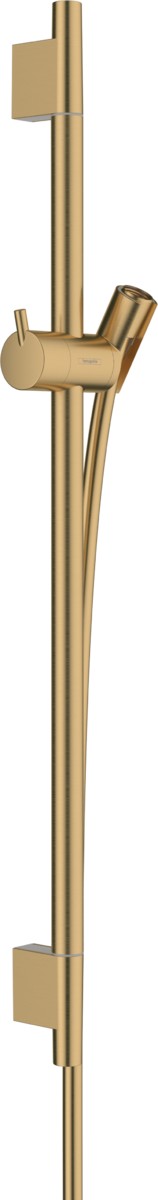 Hansgrohe Unica Shower Rail S Puro 650mm With Isiflex Shower Hose 1600mm - Brushed Bronze - 28632140