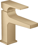 Hansgrohe Metropol Single Lever Basin Mixer 100 with Lever Handle For Cloakroom Basins with Push-open Waste - Brushed Bronze - 32500140