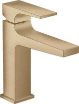 Hansgrohe Metropol Single Lever Basin Mixer 110 With Lever Handle and Push-open Waste - Brushed Bronze - 32507140