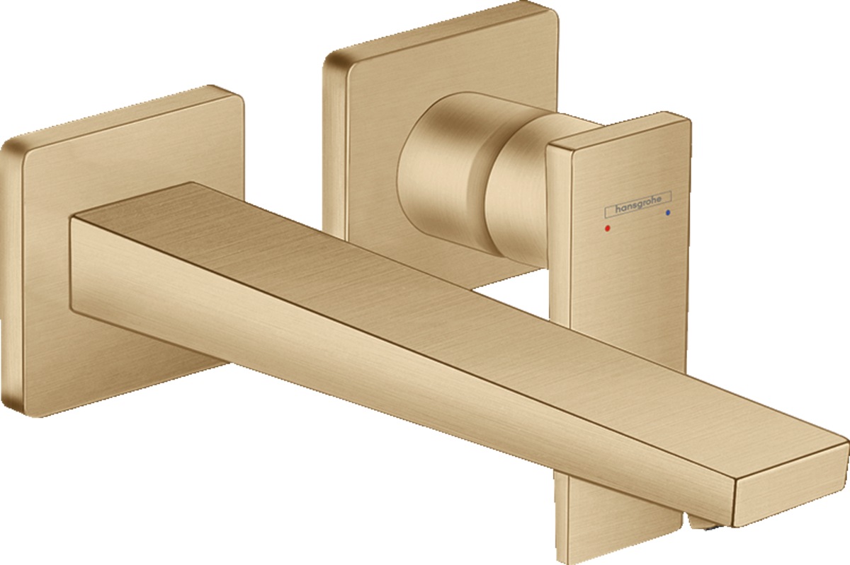 Hansgrohe Metropol Single Lever Basin Mixer with Lever Handle For Concealed Installation with Spout 225mm - Brushed Bronze - 32526140