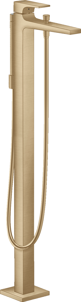 Hansgrohe Metropol Single Lever Bath Mixer Floor Standing with Lever Handle - Brushed Bronze - 32532140
