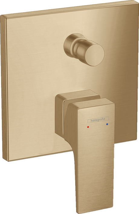 Hansgrohe Metropol Single Lever Manual Bath Mixer For Concealed Installation With Lever Handle - Brushed Bronze - 32545140