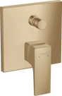 Hansgrohe Metropol Single Lever Manual Bath Mixer For Concealed Installation With Lever Handle - Brushed Bronze - 32545140