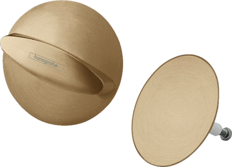 Hansgrohe Flexaplus Finish Set Waste And Overflow Set - Brushed Bronze - 58185140