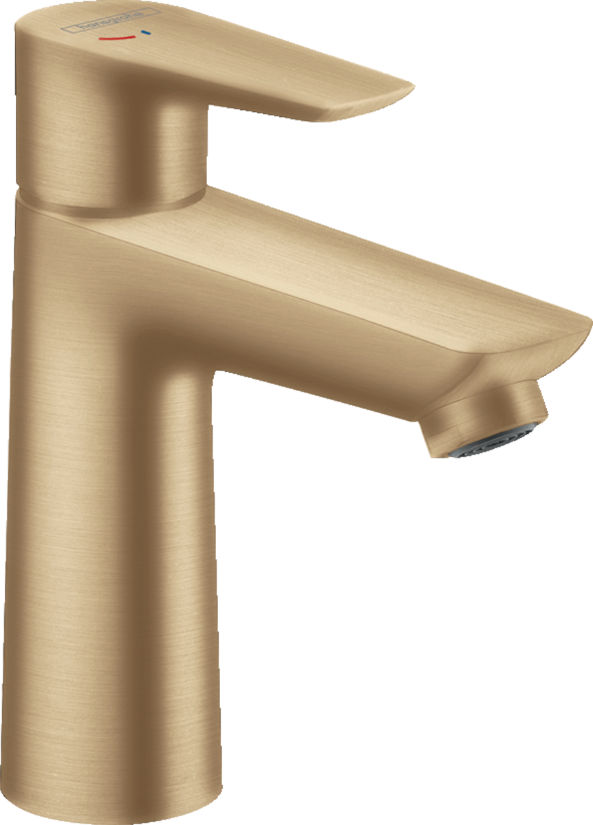 Hansgrohe Talis E Single Lever Basin Mixer 110 Coolstart with Pop-up Waste - Brushed Bronze - 71713140
