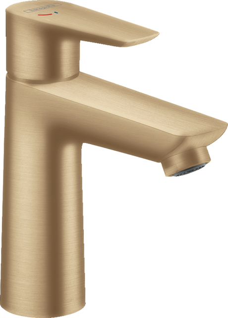 Hansgrohe Talis E Single Lever Basin Mixer 110 Coolstart with Pop-up Waste - Brushed Bronze - 71713140