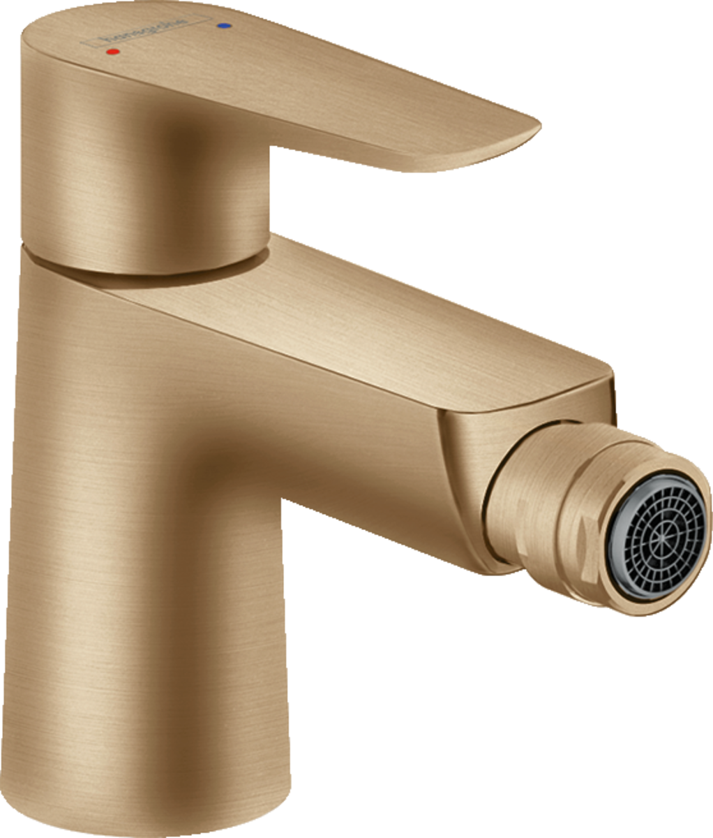Hansgrohe Talis E Single Lever Bidet Mixer With Pop-Up Waste -  Brushed Bronze - 71720140