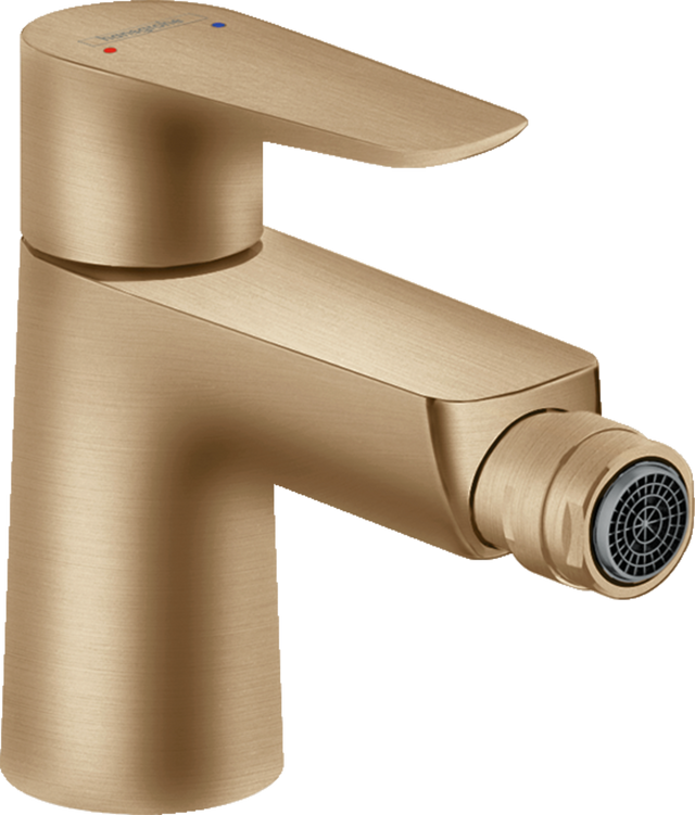 Hansgrohe Talis E Single Lever Bidet Mixer With Pop-Up Waste -  Brushed Bronze - 71720140