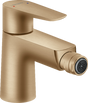 Hansgrohe Talis E Single Lever Bidet Mixer With Pop-Up Waste -  Brushed Bronze - 71720140