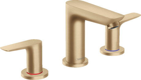 Hansgrohe Talis E 3-hole Basin Mixer With Pop-up Waste - Brushed Bronze - 71733140